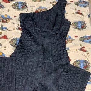 Arden B denim jumpsuit
